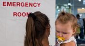 Mother and Child Enter Emergency Department