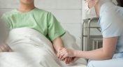 Provider Comforts Young Patient in Emergency Department
